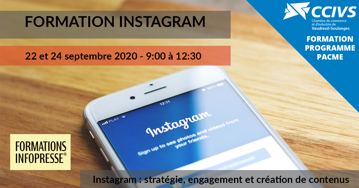 formation Infopresse INSTAGRAM | CCIVS